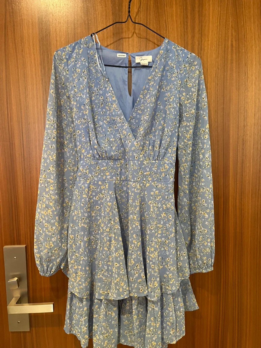 Joyous Floral Print Mini Dress - Size Small thumbnail