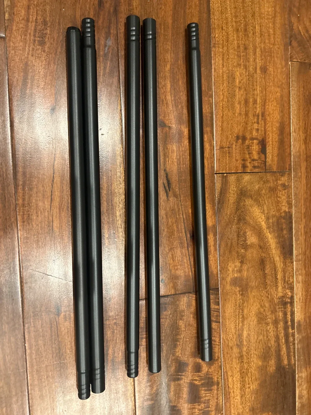 Wrap Around Curtain Rod, Black, 28-48 inches image indicator(3)