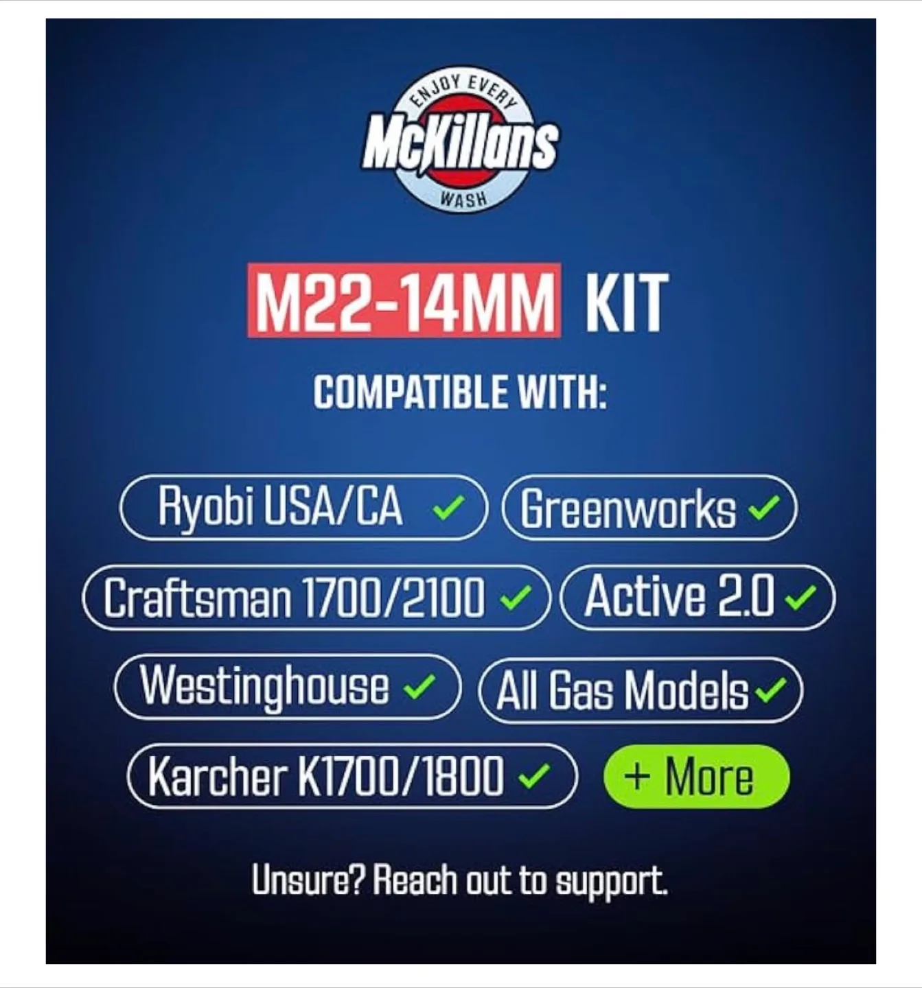 McKillans Automatic M22-14mm Pressure Washer Quick Connect Kit image indicator(7)