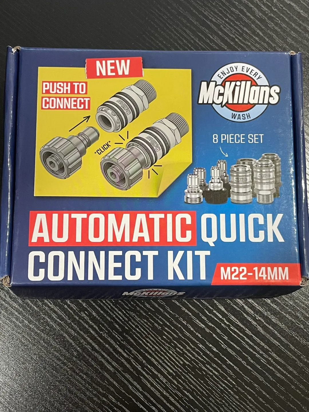 McKillans Automatic M22-14mm Pressure Washer Quick Connect Kit thumbnail