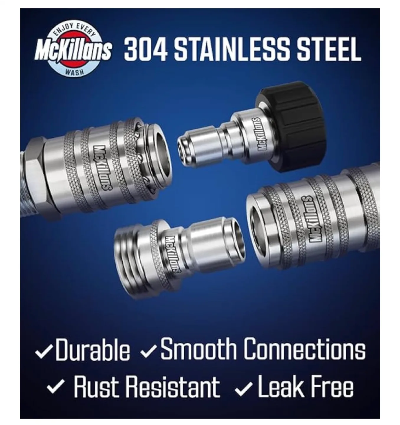 McKillans Automatic M22-14mm Pressure Washer Quick Connect Kit image indicator(9)