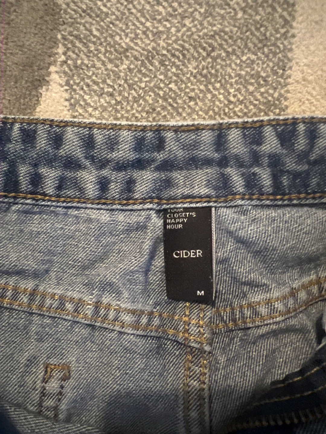 Cider Ripped Wide Leg Jeans - Size M - photo 2