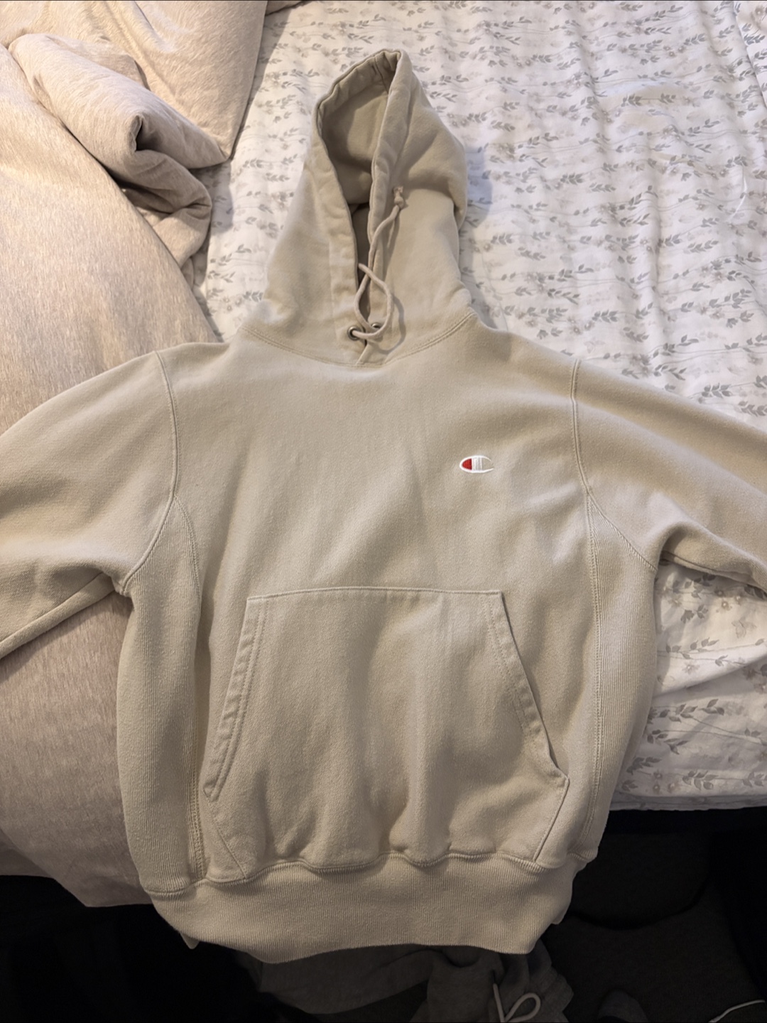 Champion Reverse Weave Hoodie - Beige