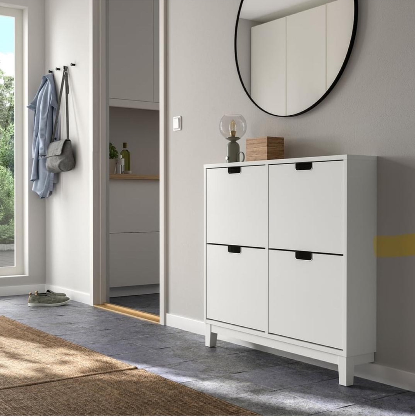 IKEA Hemnes Shoe Cabinet with 4 Compartments - photo 2