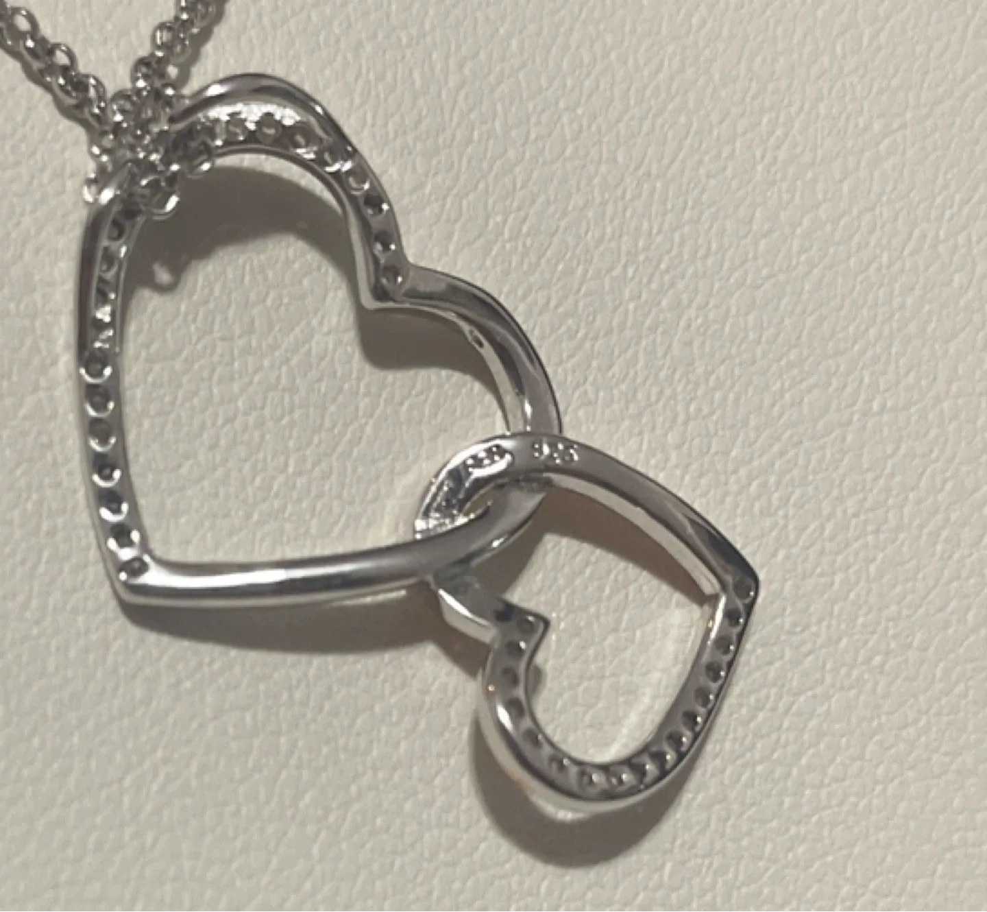 Double Heart Necklace with Box- Ben Moss image indicator(3)