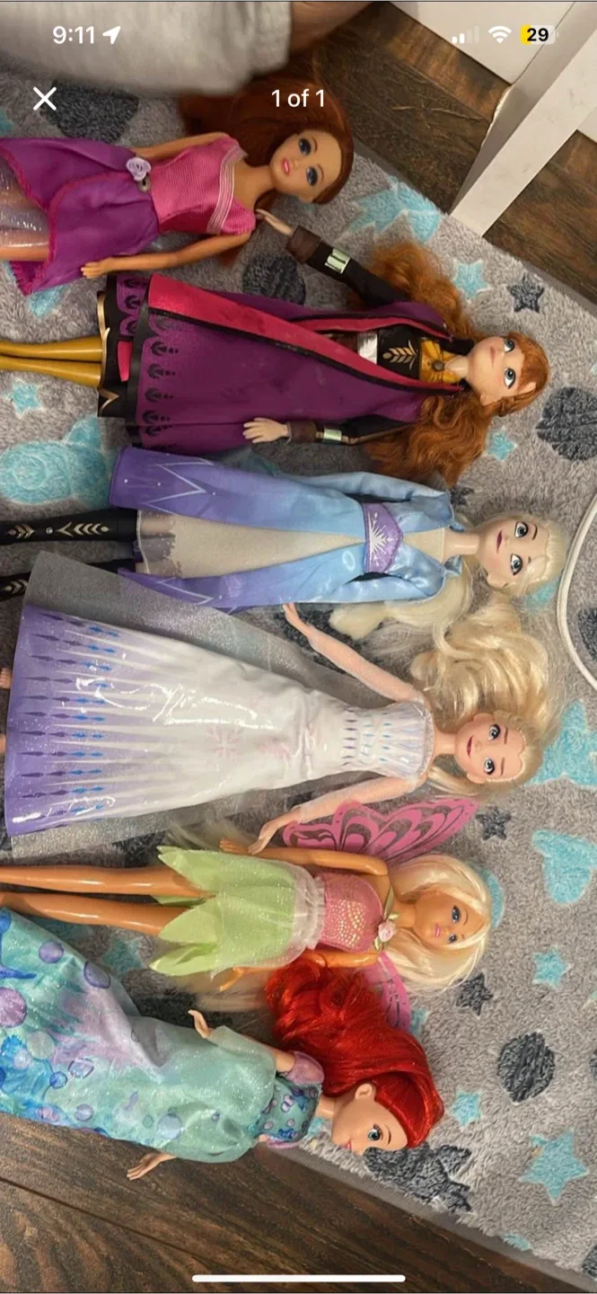 Disney Princess Dolls - Anna, Elsa, Ariel & More thumbnail