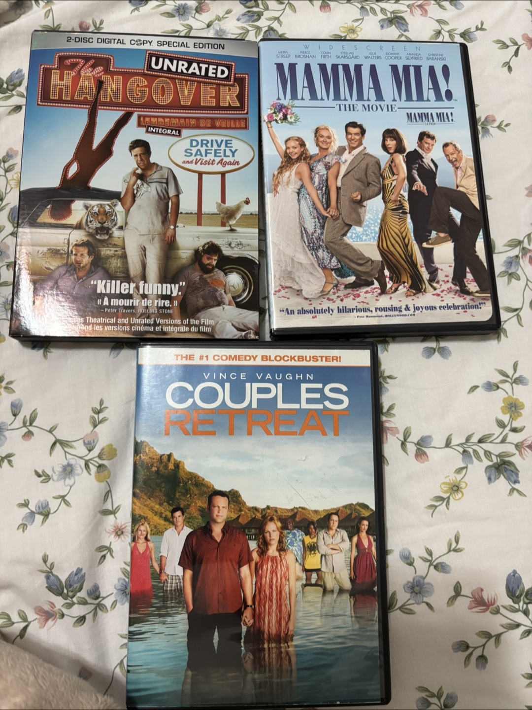 3 comedy DVD movies for sale
