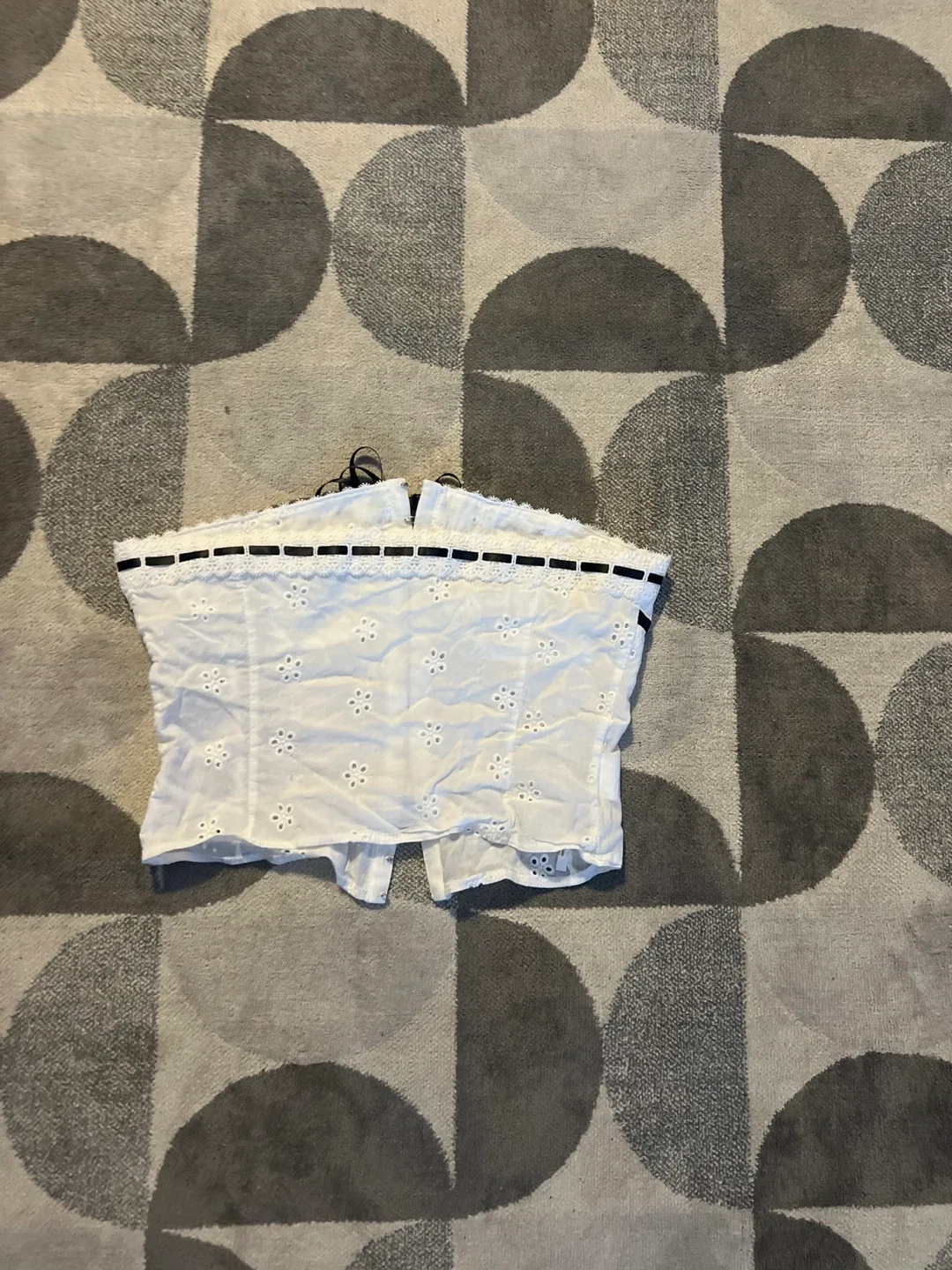 White Corset Top image indicator(2)