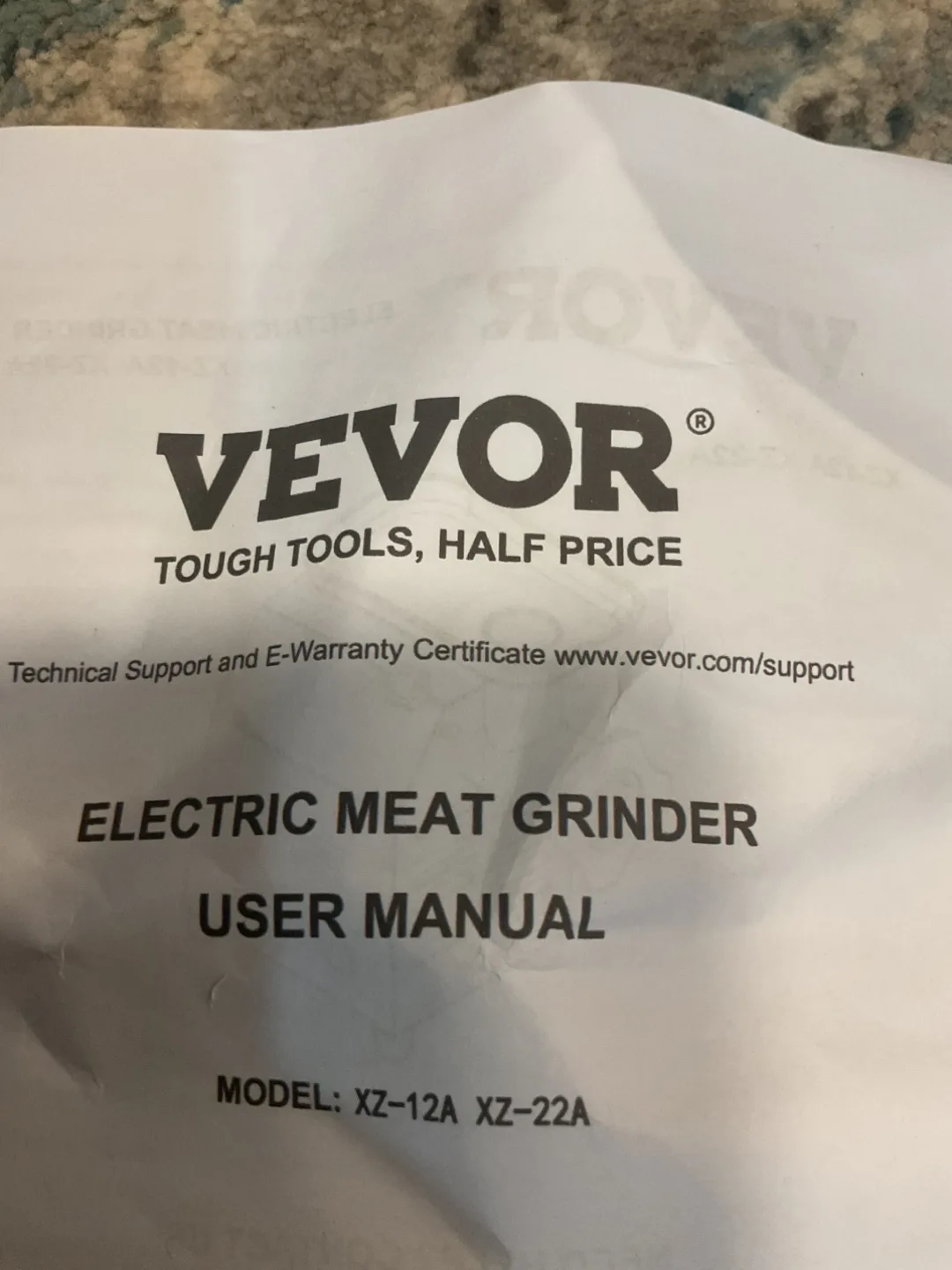Vevor Electric Meat Grinder image indicator(7)