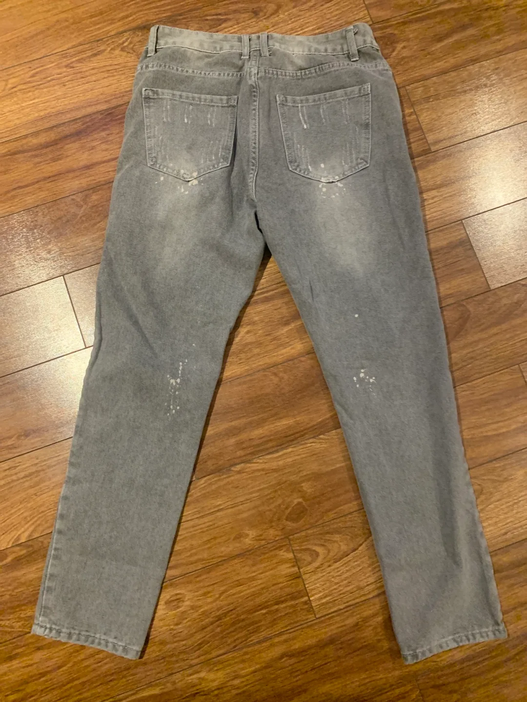 Grey Jeans with Star Design image indicator(2)