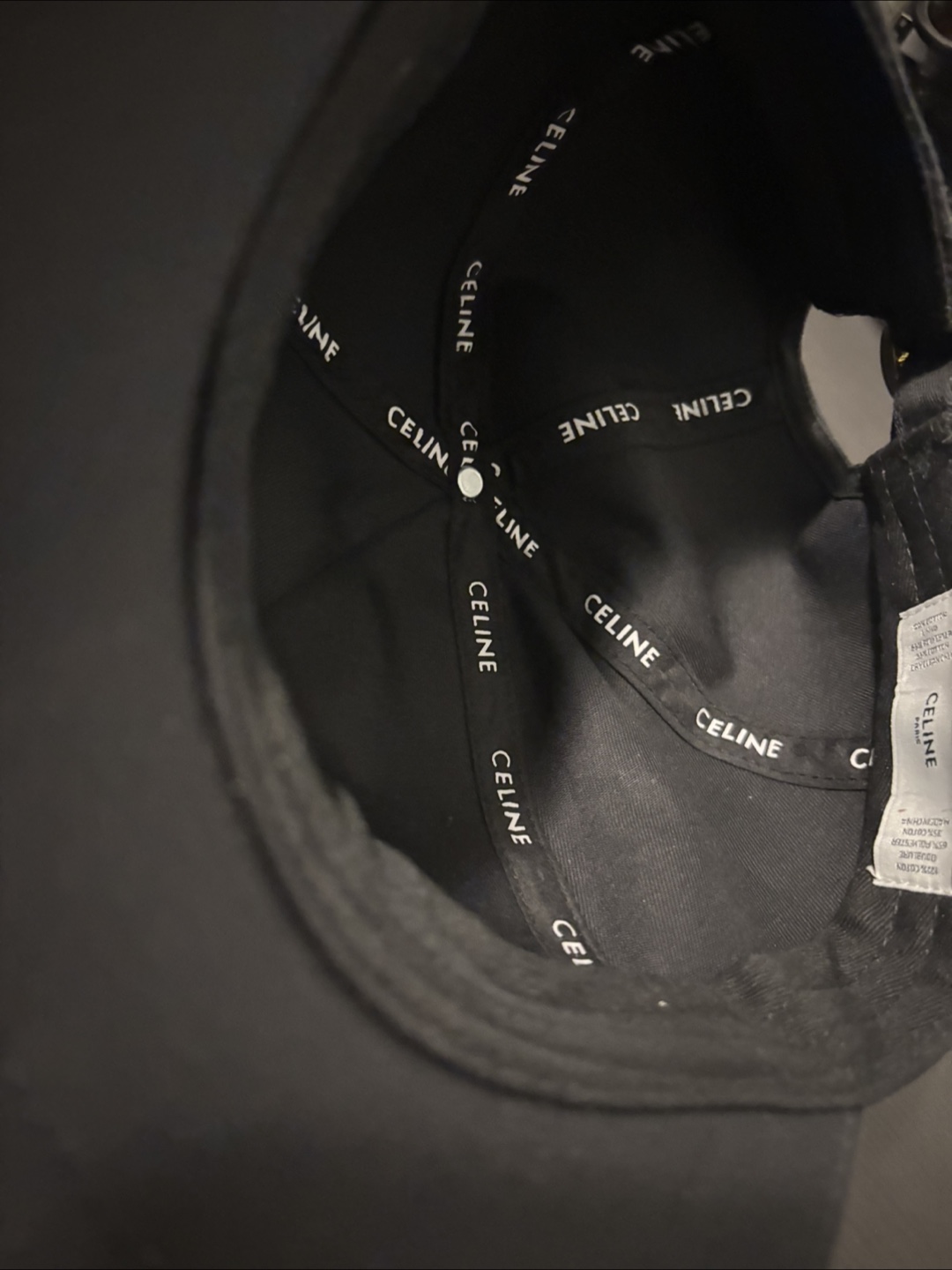 Celine Hat Cap in Cotton  - Black - photo 4