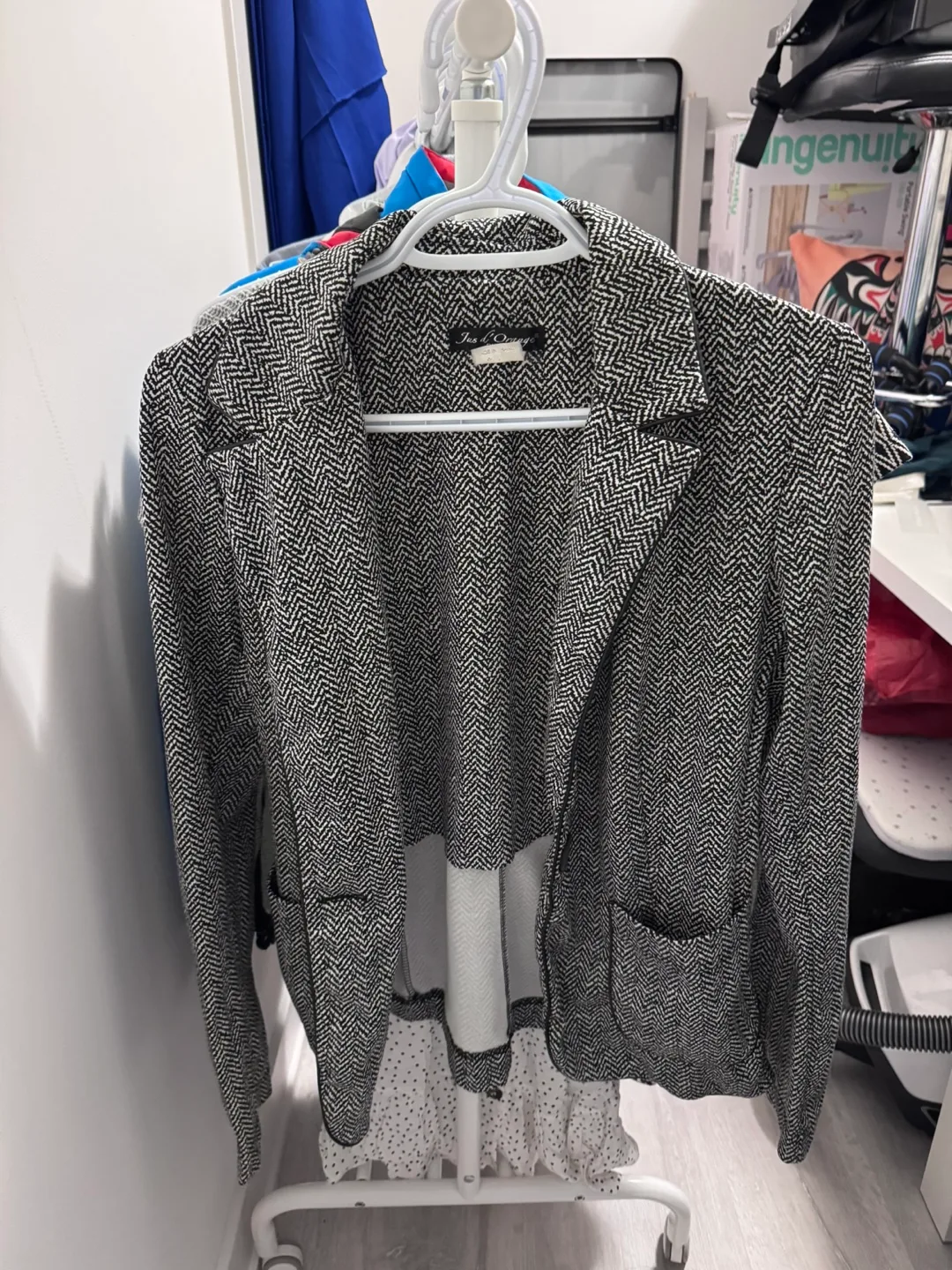 Iza d'Omergue Herringbone Blazer thumbnail