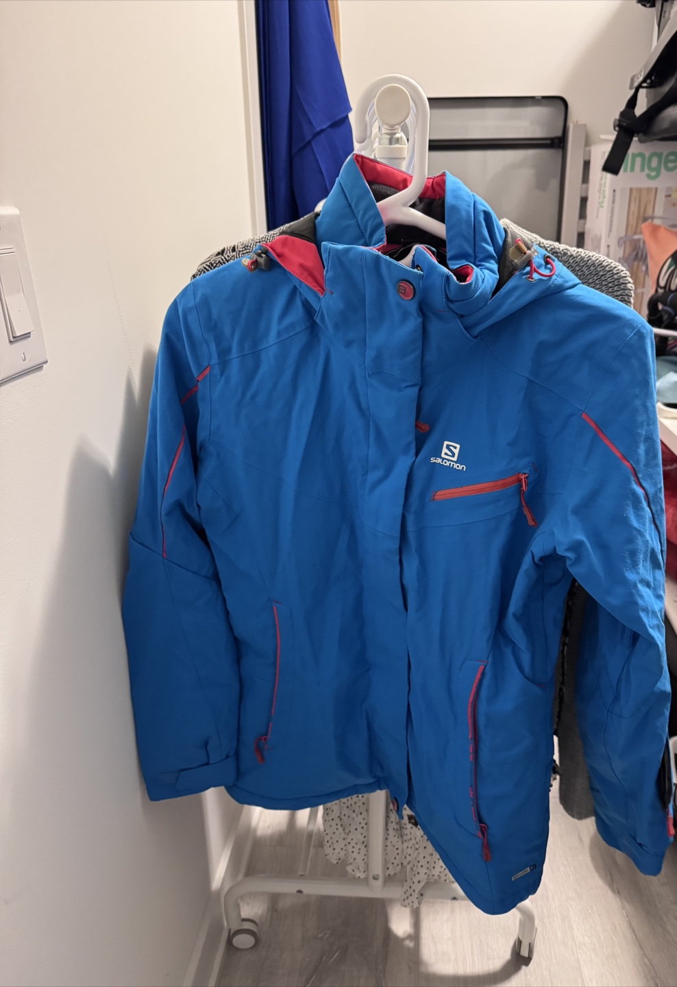 Salomon Blue Winter Jacket