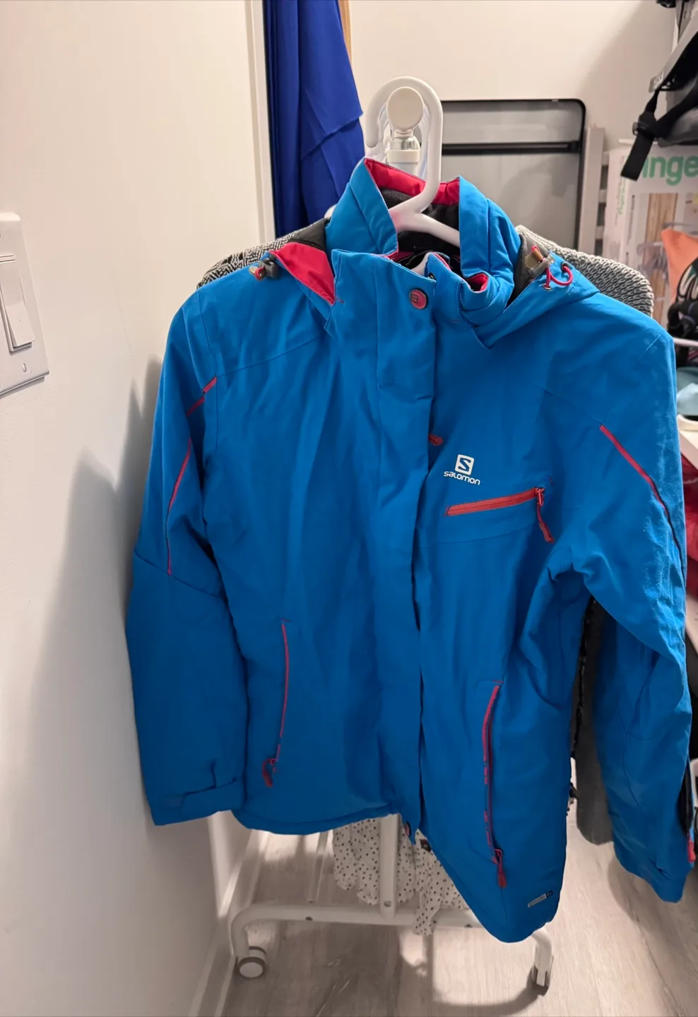 Salomon Blue Winter Jacket thumbnail