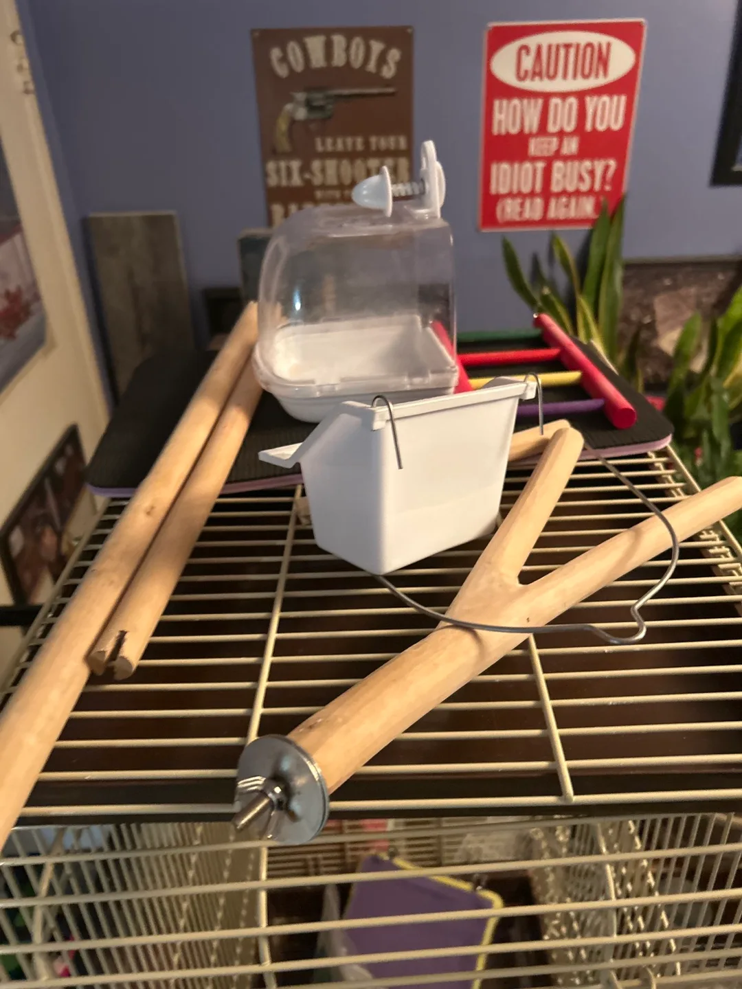 Bird Cage with Accessories image indicator(2)