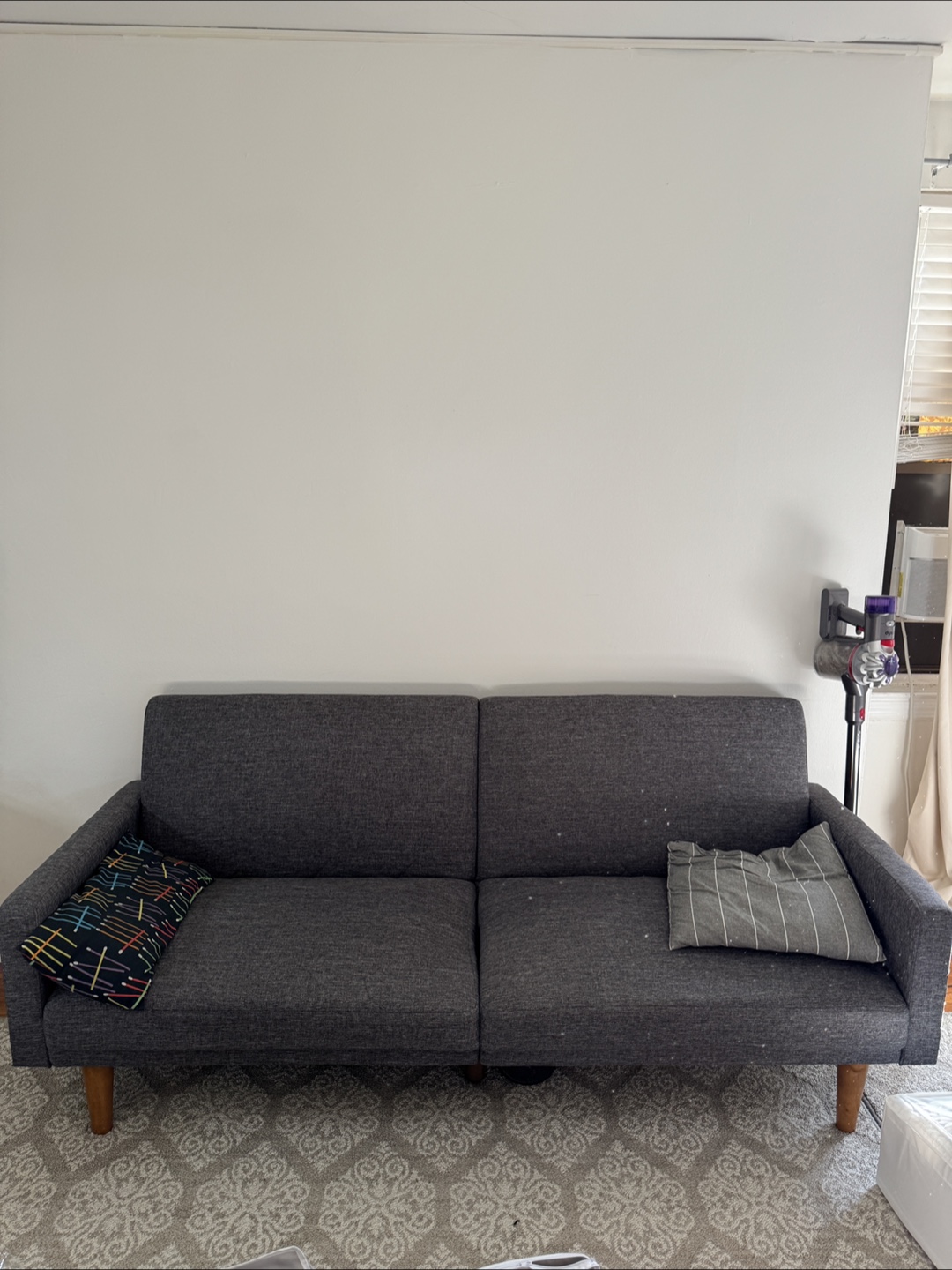 Gray fulton sofa bed
