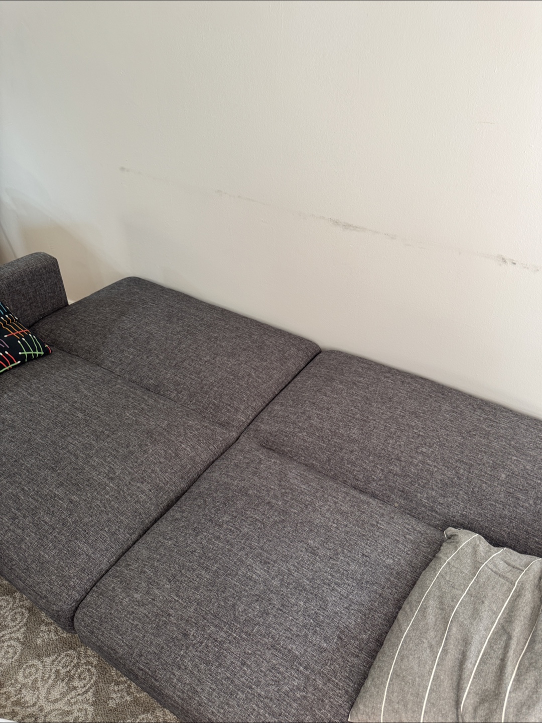 Gray fulton sofa bed - photo 3