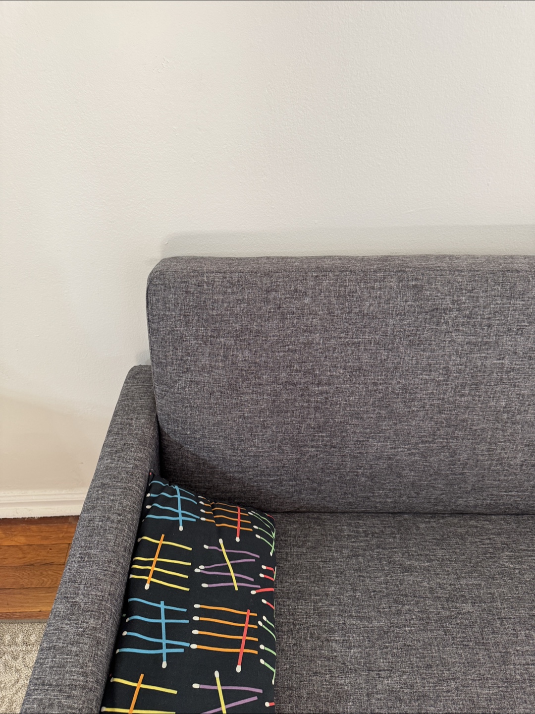 Gray fulton sofa bed - photo 2