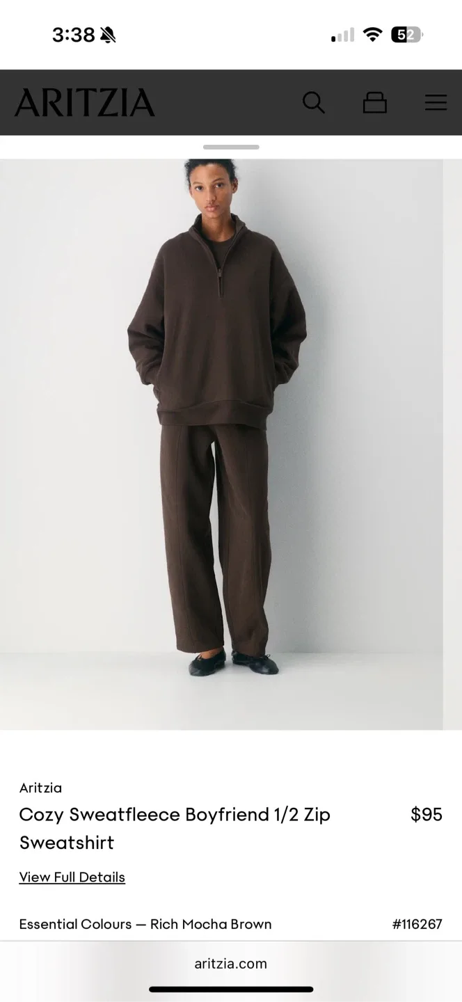 Aritzia Sweat Set NWT thumbnail