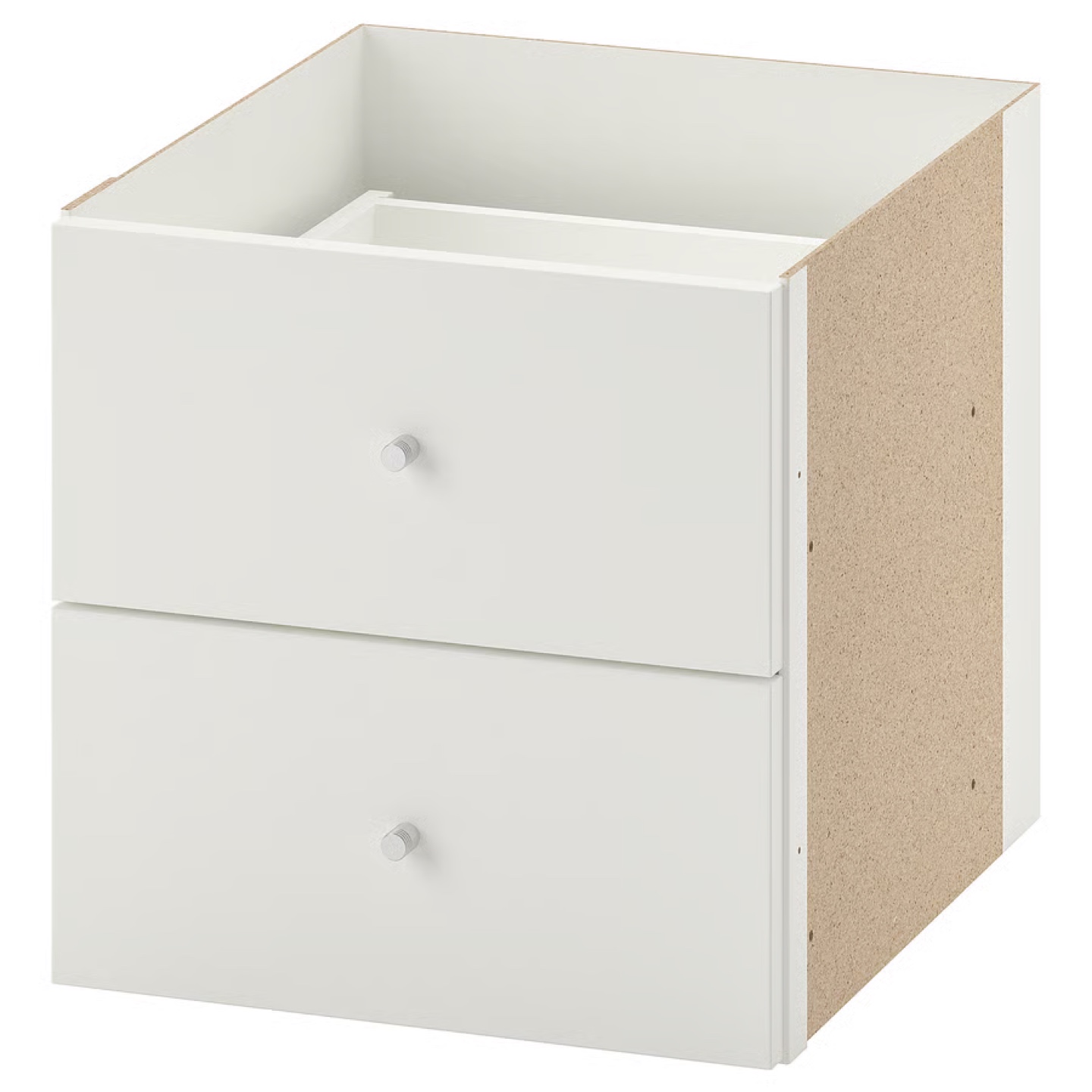 IKEA 5 x 5 Kallax White Shelving Unit with inserts - photo 5