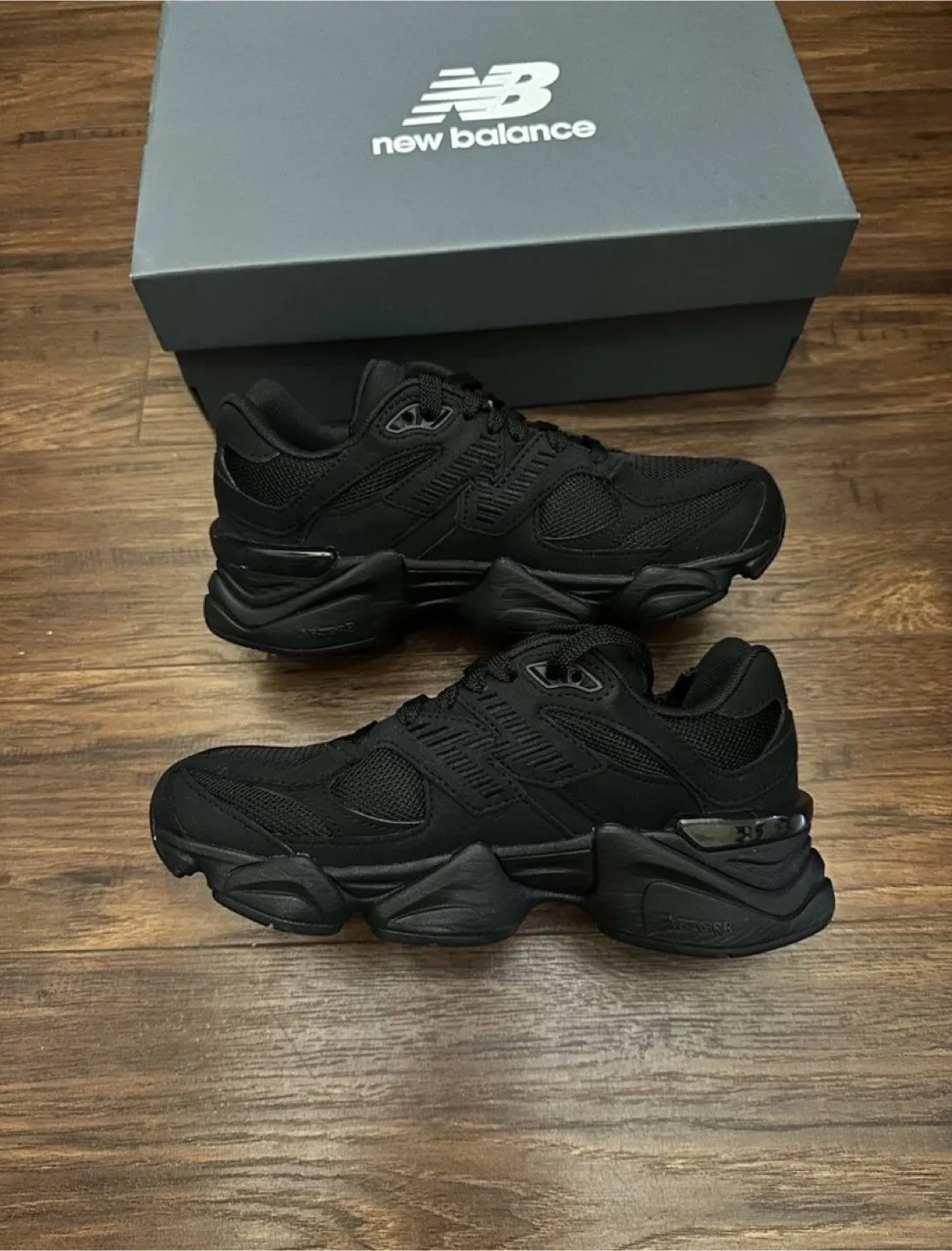 New Balance 9060 Triple Black Sneakers Men’s image indicator(2)