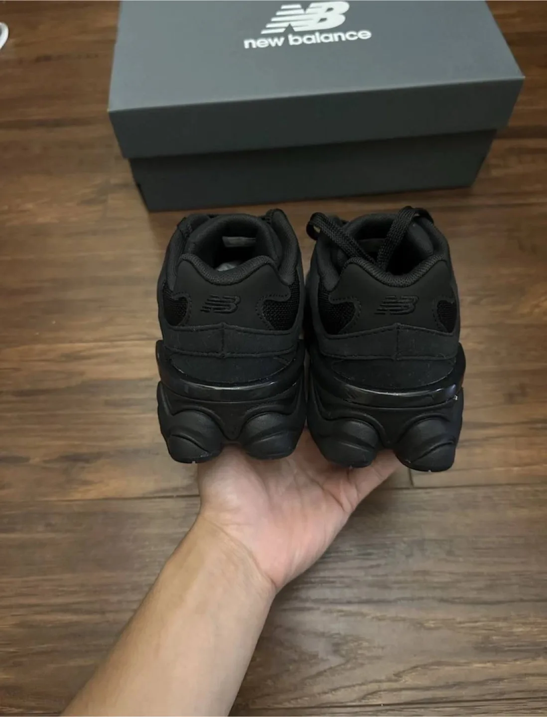 New Balance 9060 Triple Black Sneakers Men’s image indicator(4)