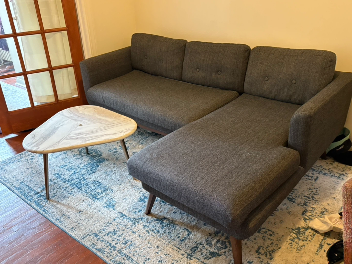 Gray Sectional Sofa - must go by Sunday! Open to offers - photo 3