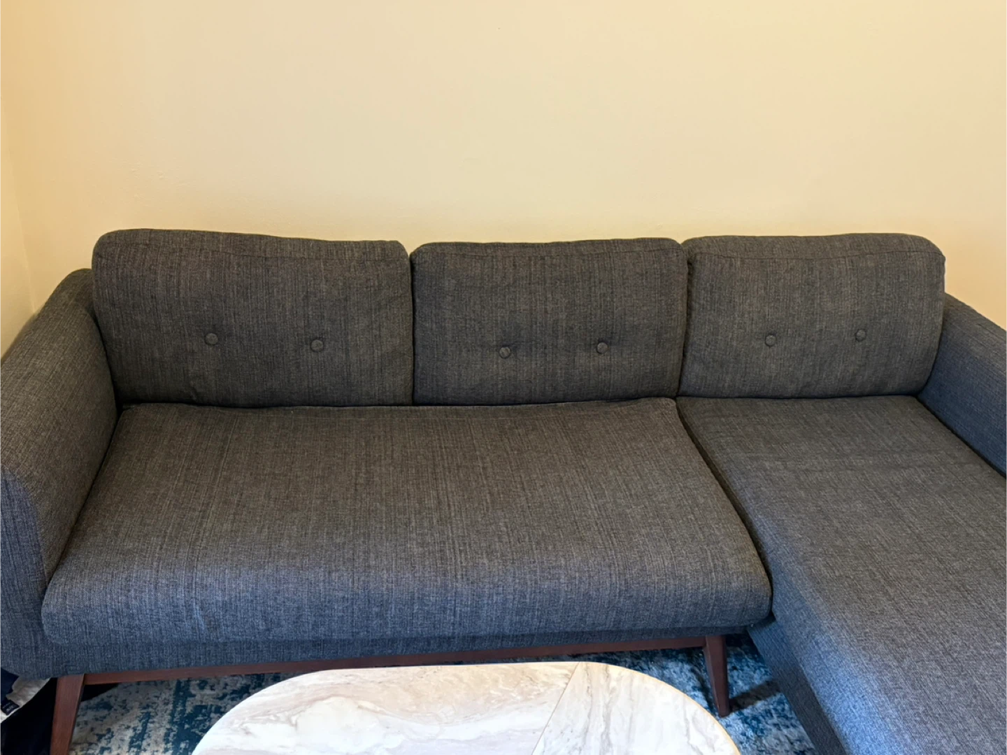 Gray Sectional Sofa - must go by Sunday! Open to offers - photo 4