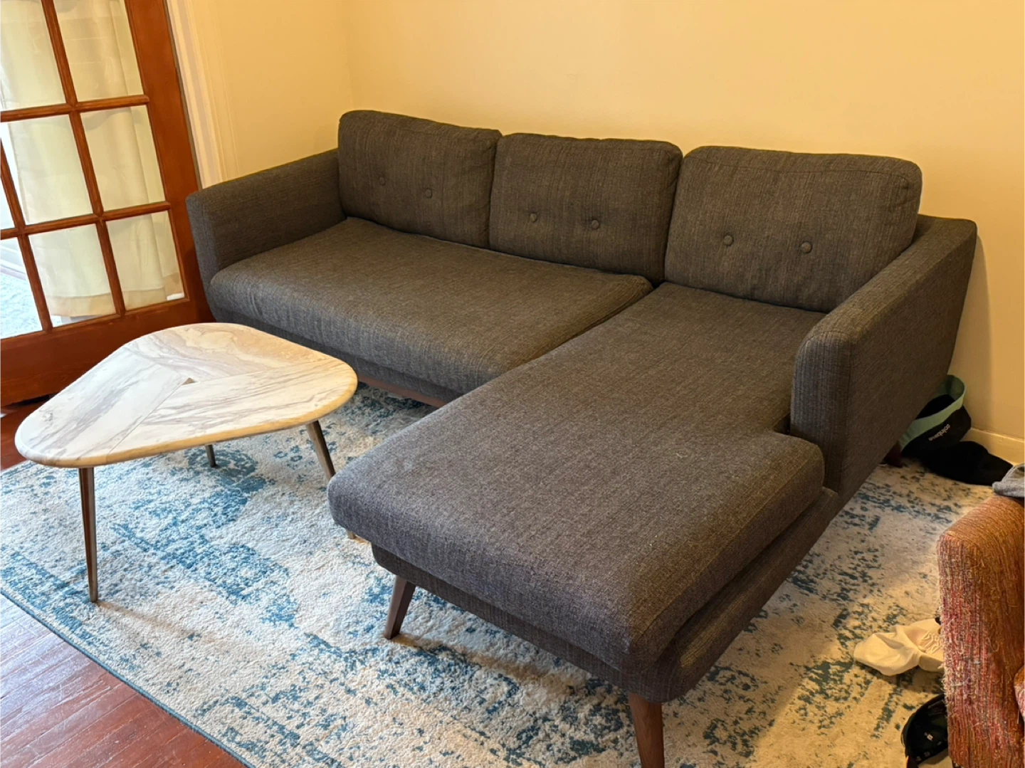 Gray Sectional Sofa - must go by Sunday! Open to offers - photo 2