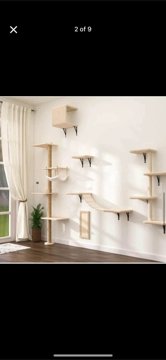 Cat Tree Tower & Wall Mounted Shelves - photo 2