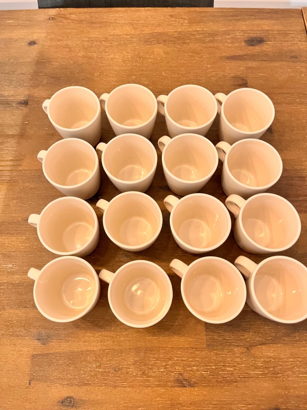 IKEA Cream-Colored Mugs - Set of 16 - photo 4