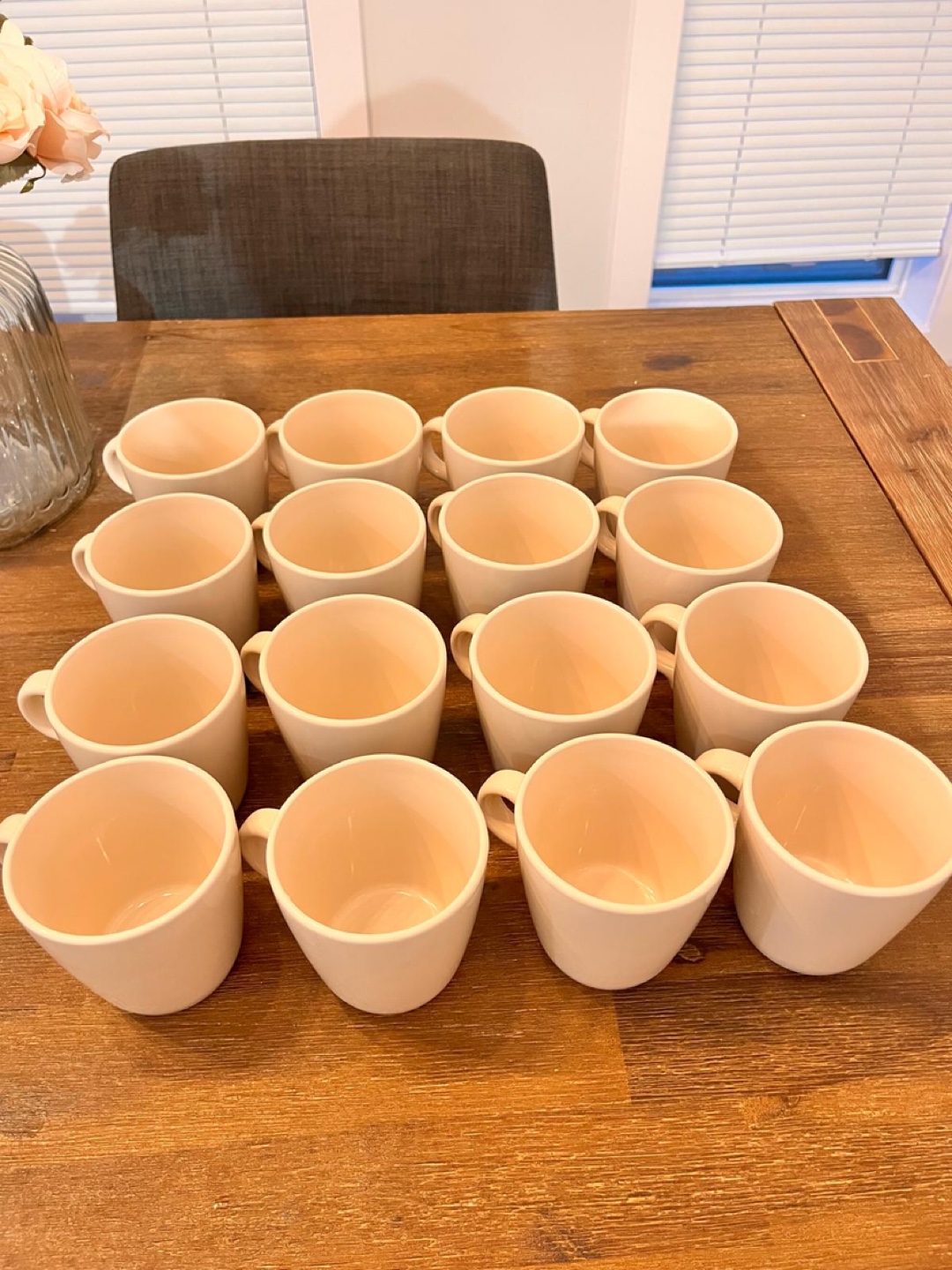 IKEA Cream-Colored Mugs - Set of 16 - photo 3