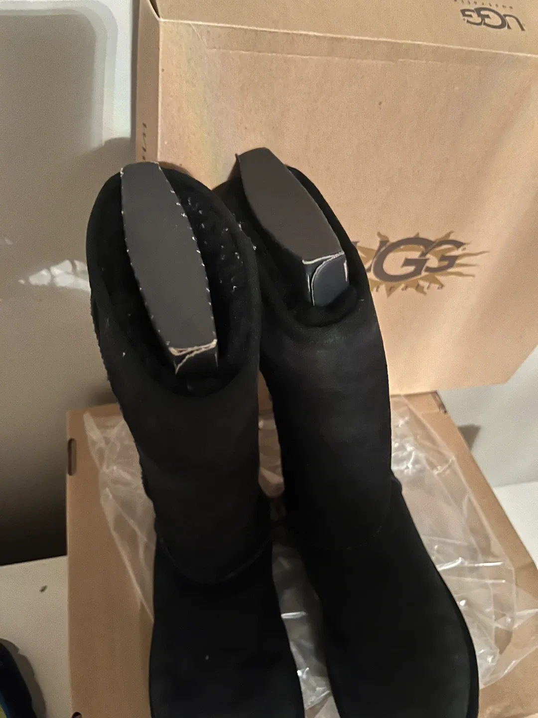 UGG Australia Classic Tall Black Boots - Size 7 image indicator(2)