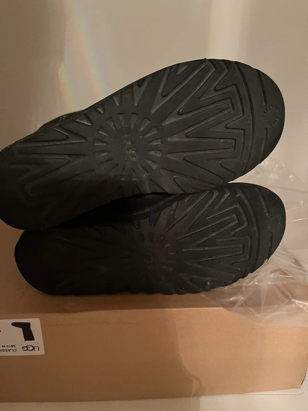 UGG Australia Classic Tall Black Boots - Size 7 image indicator(7)