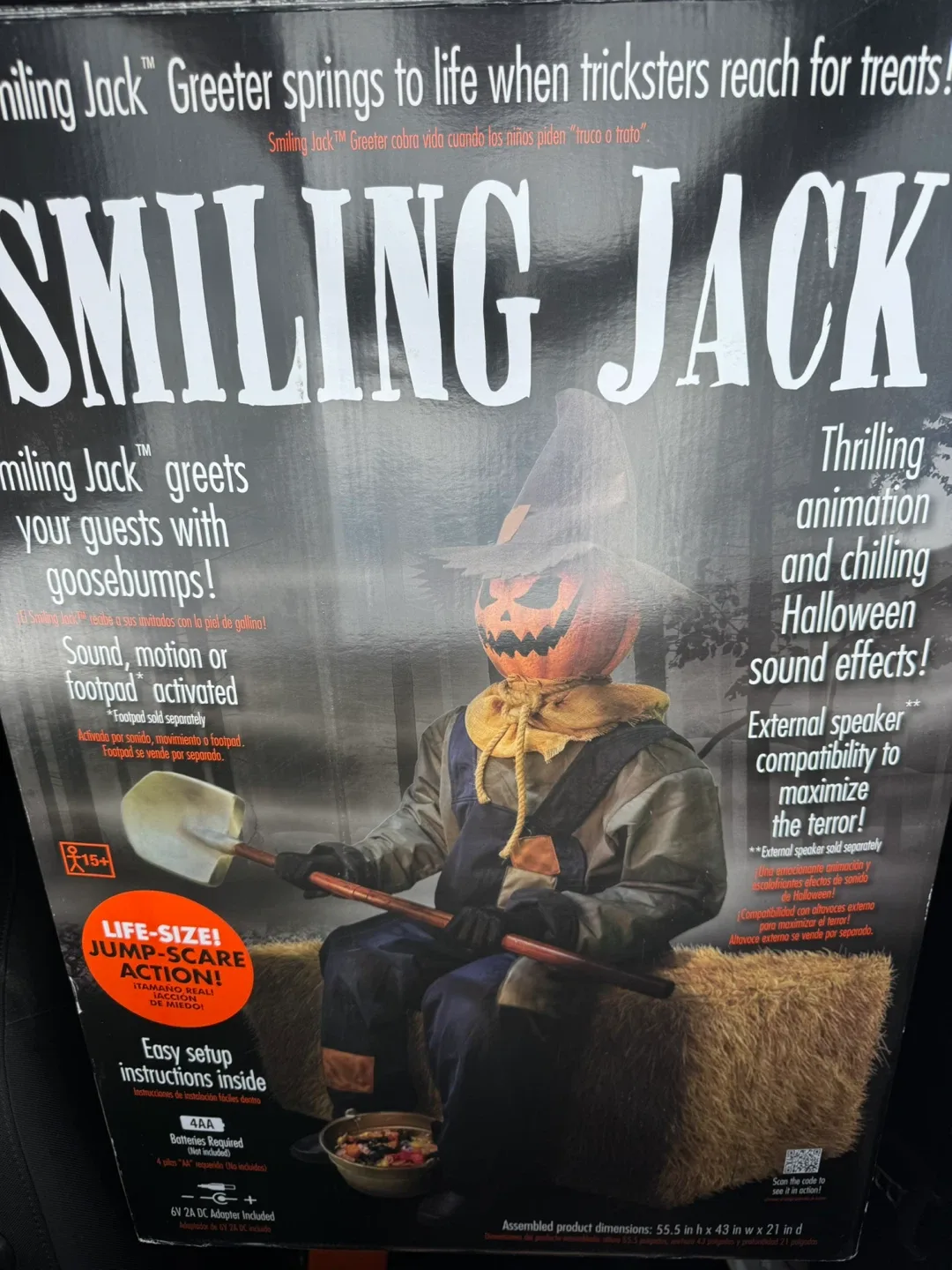 Smiling Jack Life-Size Animated Prop thumbnail