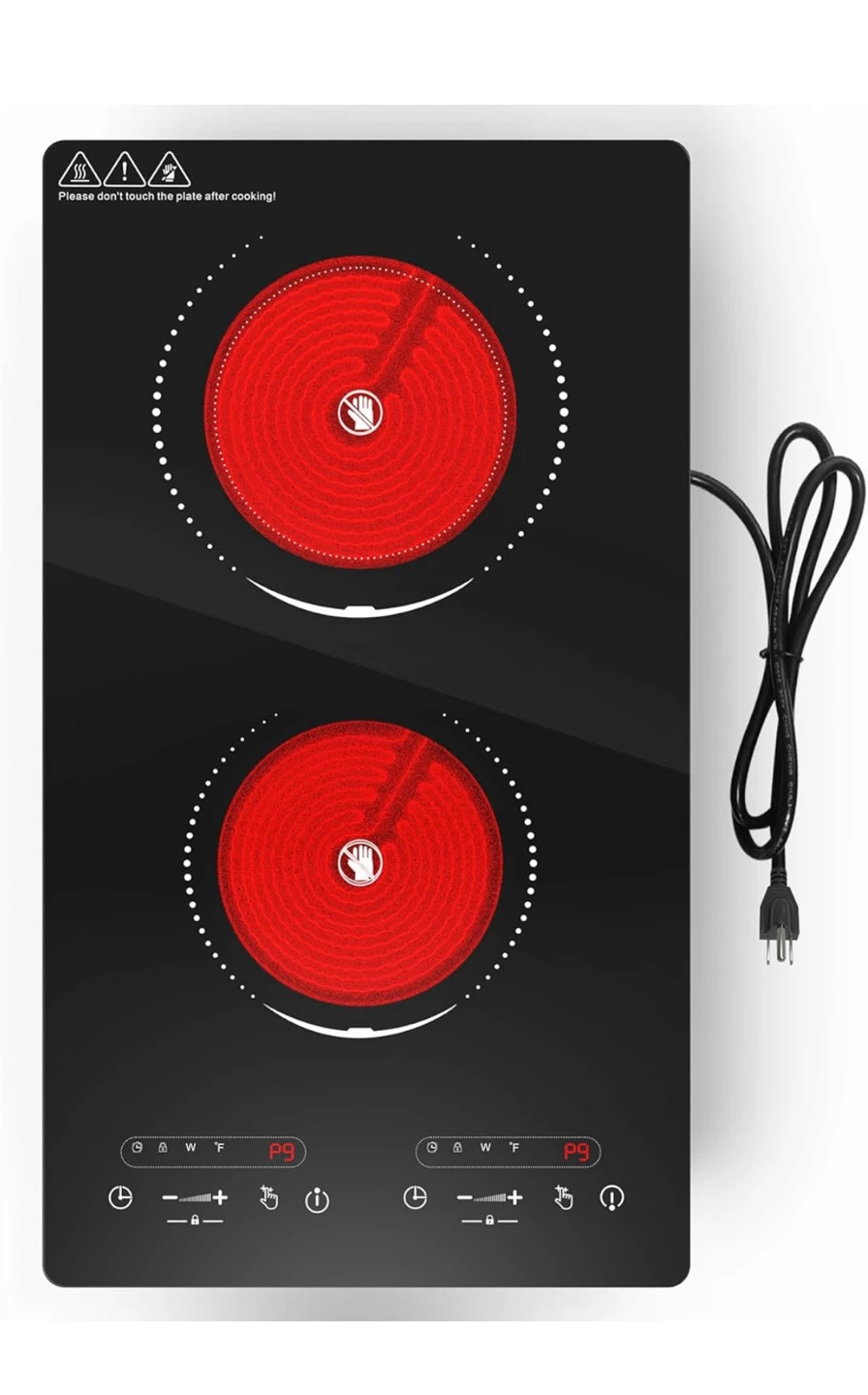 VBGK Cooktop, 110V, 2100W, 2 Burner