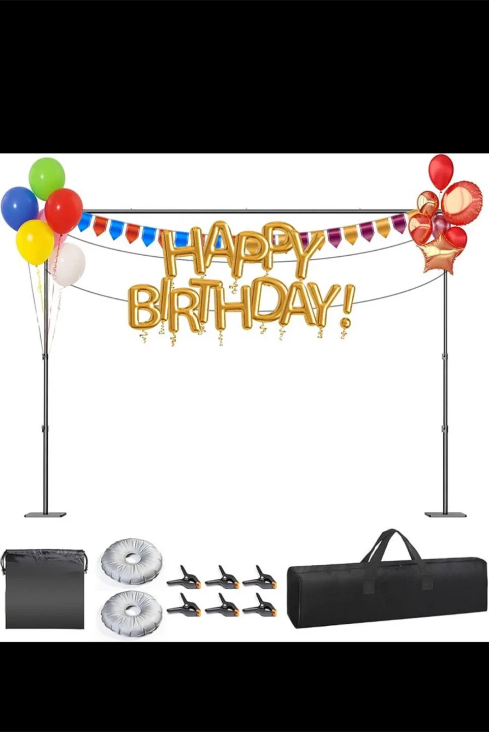 Backdrop Stand Heavy Duty 10x7ft Adjustable thumbnail