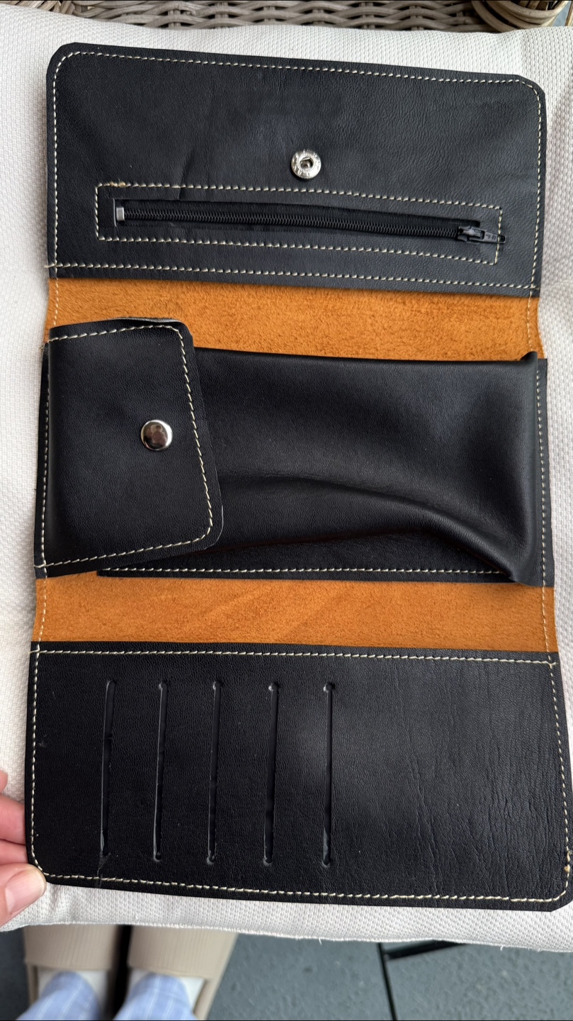 New brown/ black Leather Wallet - photo 2