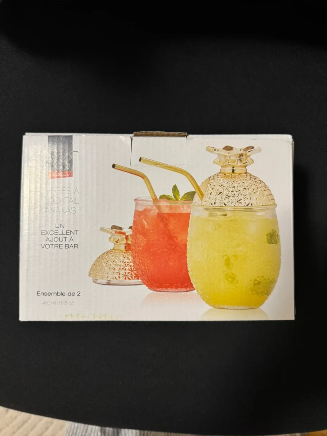 Brilliant Pineapple Cocktail Glasses - Set of 2 image indicator(2)