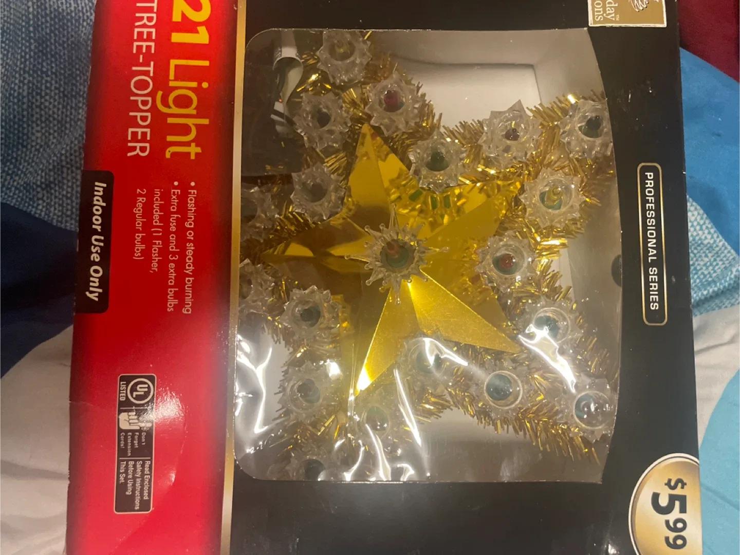21 Light Tree Topper - New in Box! thumbnail