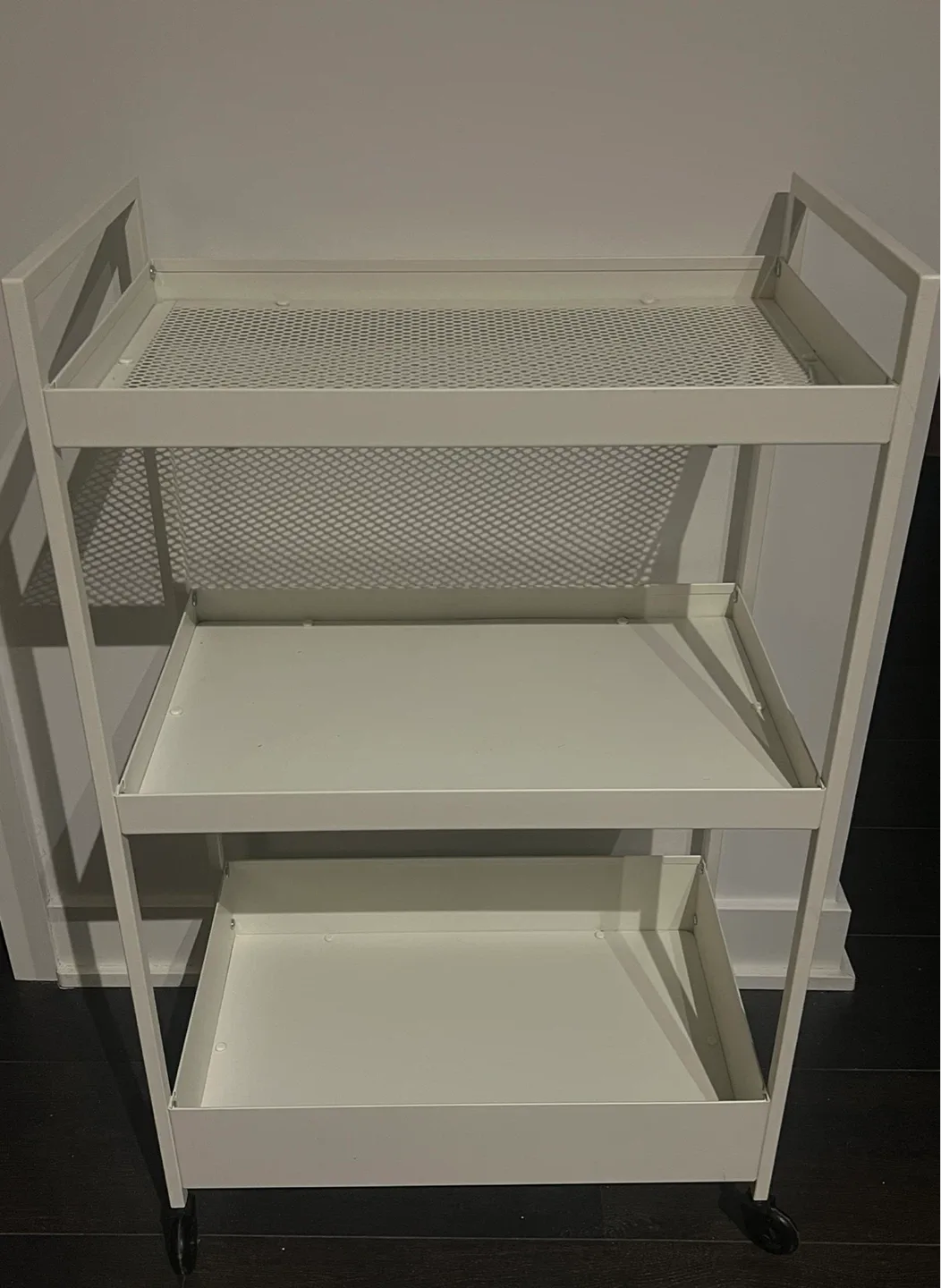 IKEA Nissafor Utility Cart - White thumbnail