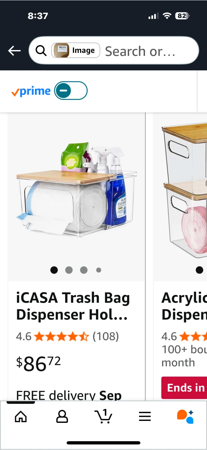 iCASA Trash Bag Dispenser Holder - New in Box! - photo 4