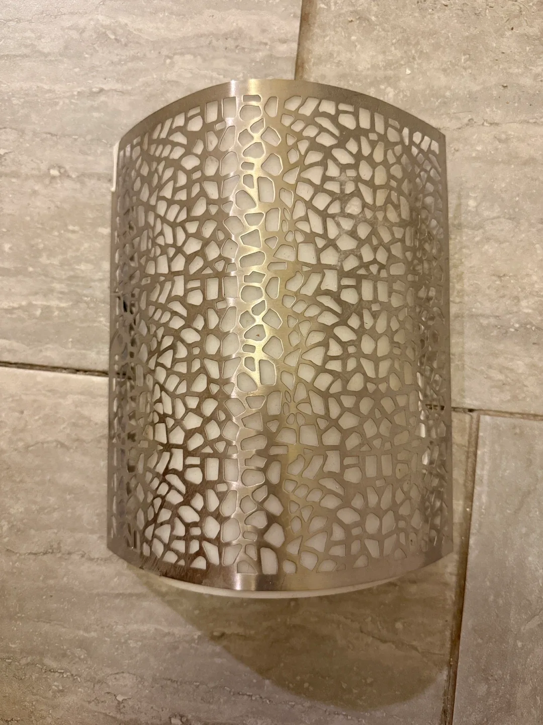 🥕 Silver Metal Wall Sconce thumbnail