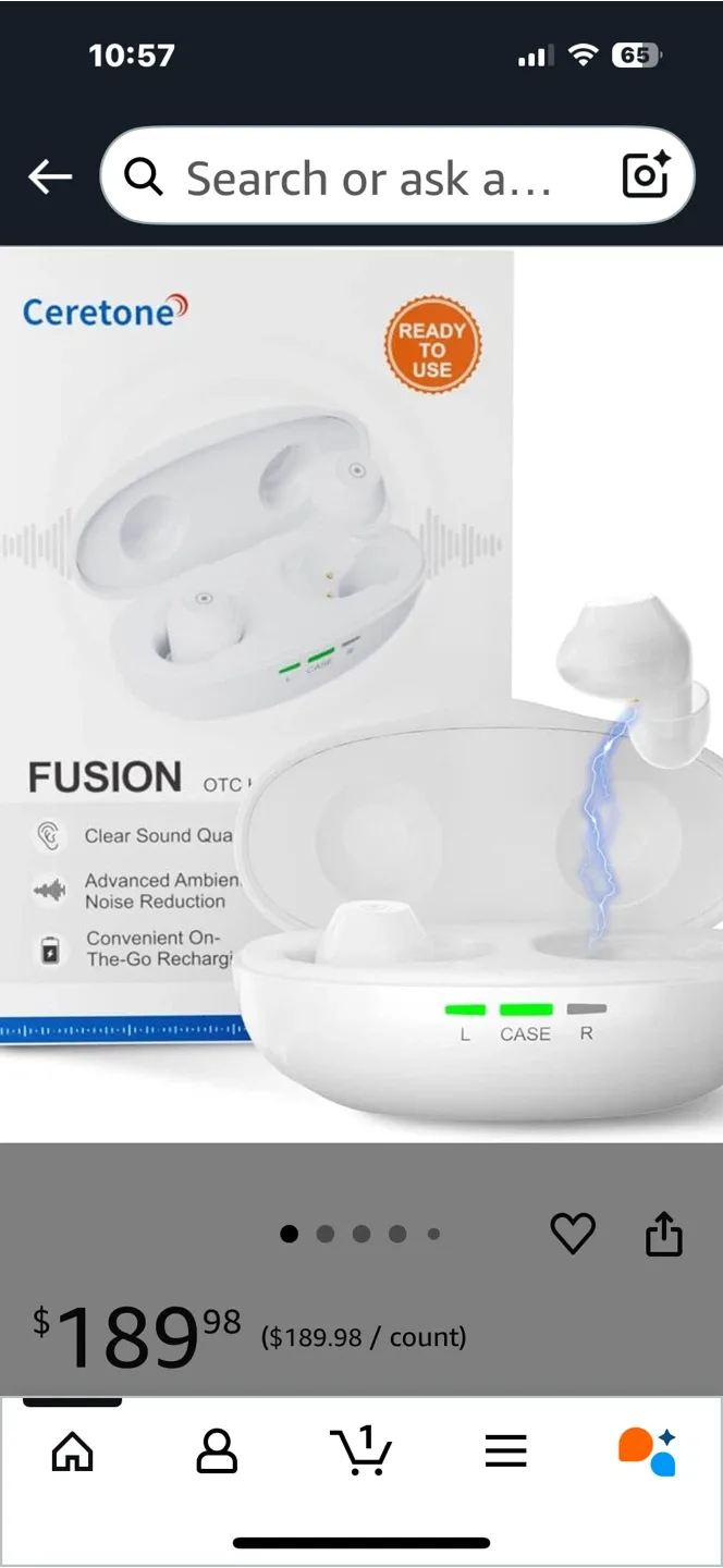 Ceretone Fusion OTC Hearing Aids thumbnail