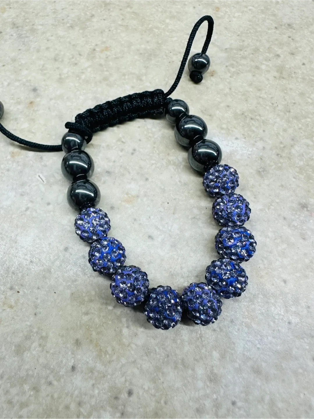 Beaded Bracelet - Black, Silver, Grey image indicator(3)