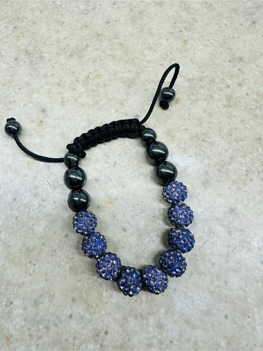 Beaded Bracelet - Black, Silver, Grey image indicator(4)