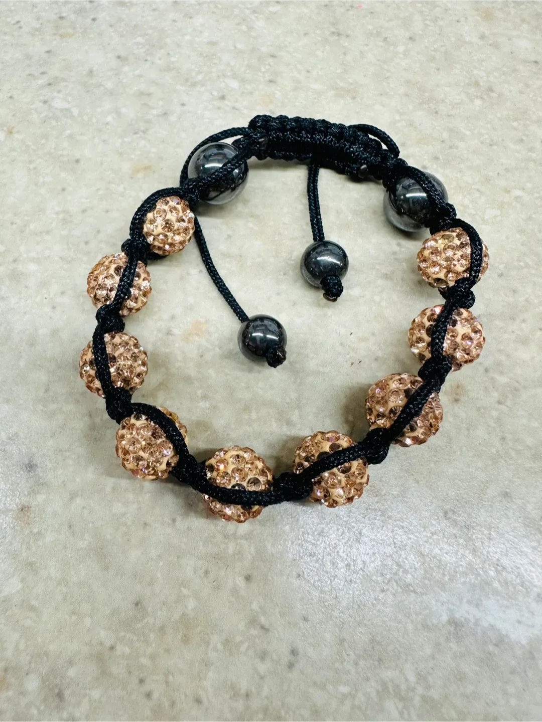 Beaded Bracelet - Black, Silver, Grey image indicator(8)