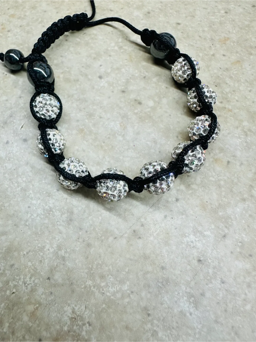 Beaded Bracelet - Black, Silver, Grey image indicator(10)