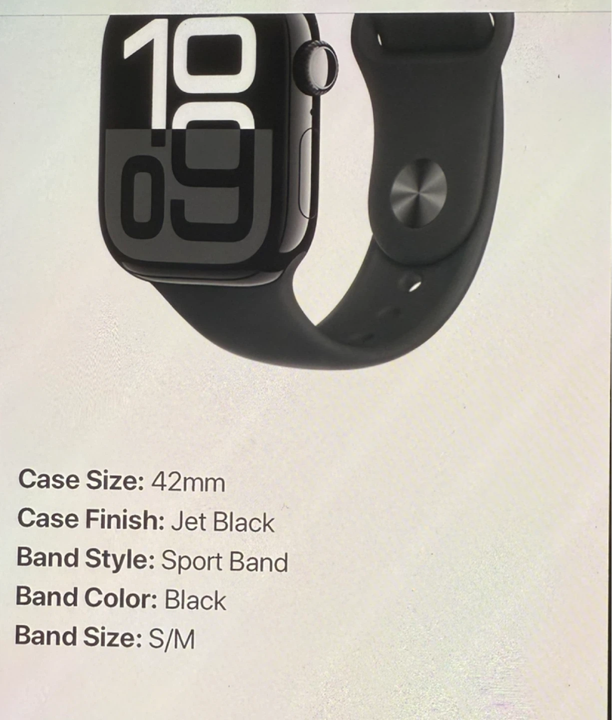 Apple Watch Series 10 GPS 42mm, sealed