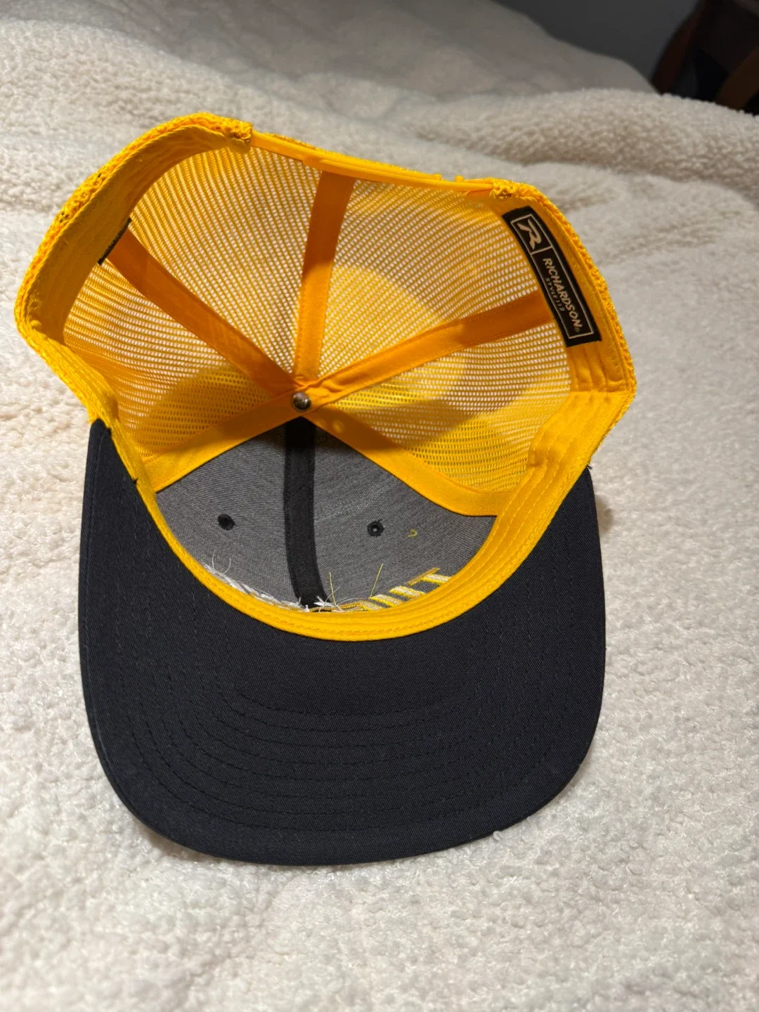 Tufline Black & Yellow Trucker Hat image indicator(2)